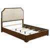 Garland 58-inch Queen Panel Bed Cream and Brown Cherry — product view 1