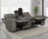 Brickston Triple Power Reclining Sofa Charcoal — product view 1