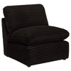 Collins Modular Armless Chair Chocolate Brown — product view 1