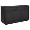 Leandro 2-drawer Dining Sideboard Server Burnished Black — product view 1