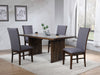 Sherwood 5-piece Rectangular Dining Table Set Brown — product view 1