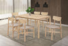 Parkridge 7-piece 59-inch Wood Dining Set White Washed — product view 1