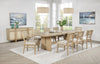 Kailani 10-piece Wood Dining Set with Sideboard Beige Oak — product view 1