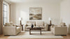 Amador 3-piece Chenille Upholstered Track Arm Sofa Set Camel — product view 1