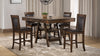 Dewey 5-piece Rectangular Dining Table Set Walnut — product view 1