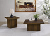 Devar 2-piece Square Coffee and End Table Set Dark Pine — product view 1