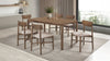 Parkridge 7-piece 59-inch Wood Dining Set Natural Walnut — product view 1