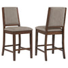Patterson Upholstered Counter Chair Mango Oak (Set of 2) — product view 1