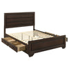 Kauffman Wood Queen Storage Panel Bed Dark Cocoa — product view 1