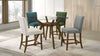 Paxton 5-piece Round Glass Top Counter Height Dining Set Beige — product view 1