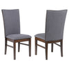 Sherwood Upholstered Dining Side Chair Grey (Set of 2) — product view 1