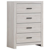 Brantford 4-drawer Bedroom Chest Coastal White — product view 1