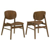 Benford Dining Side Chair Wood Seat Dark Brown (Set of 2) — product view 1