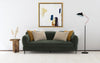 Jade Chenille Upholstered Modern Track Arm Sofa Green — product view 2