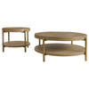 Arini 2-piece Round Coffee and End Table Set Sand Wash — product view 2