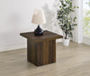 Devar Square Engineered Wood Side End Table Dark Pine — product view 2