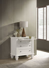 Sandy Beach 3-drawer Nightstand Cream White — product view 2