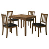 Parkwood 5-piece Square Dining Table Set Honey Brown — product view 2