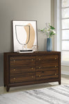 Welsley 6-drawer Dresser Cabinet Walnut — product view 2