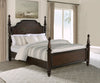 Andover 63-inch Four Poster Queen Bed Dark Oak — product view 2