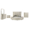 Sonya 5-piece Upholstered Queen Bedroom Set Ivory — product view 2