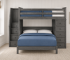 Dock48 Multifunction Twin/Full Bunk Bed — Weathered Grey