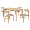Parkridge 5-piece 59-inch Wood Dining Set White Washed — product view 2