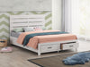 Brantford Wood Queen Storage Panel Bed Coastal White — product view 2