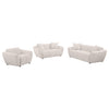 Destino 3-piece Chenille Splayed Arm Sofa Set Greige — product view 2