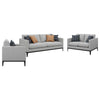 Apperson 3-piece Upholstered Track Arm Sofa Set Light Grey — product view 2