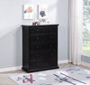 Sumerlin 6-drawer Bedroom Chest of Drawers Black — product view 2