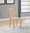 Lavon Wood Dining Side Chair Linen and Light Oak (Set of 2) — product view 2