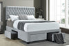 Soledad Upholstered Queen Storage Panel Bed Light Grey — product view 2