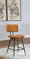 Partridge Leather Counter Chair Antique Camel (Set of 2) — product view 2