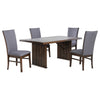 Sherwood 5-piece Rectangular Dining Table Set Brown — product view 2