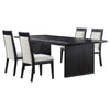 Brookmead 5-piece Extension Leaf Dining Table Set Black — product view 2