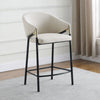 Chadwick Fabric Upholstered Counter Chair Beige (Set of 2) — product view 2