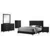 Kendall 5-piece Queen Bedroom Set Black — product view 2