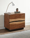 Winslow 2-drawer Nightstand Smokey Walnut — product view 2