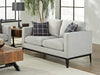Apperson Upholstered Track Arm Loveseat Light Grey — product view 2
