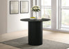 Hamlyn 43-inch Round Wood Counter Height Dining Table Black — product view 2