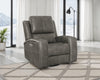 Brickston Triple Power Swivel Glider Recliner Charcoal — product view 2