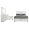 Felicity 4-piece Queen Platform Bedroom Set White — product view 2