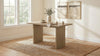 Decker 70-inch Rectangular Wood Counter Height Dining Table Natural Oak — product view 2