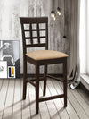 Gabriel Lattice Back Counter Chair Cappuccino (Set of 2) — product view 2