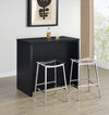 Topanga Engineered Wood Freestanding Home Bar Black — product view 2