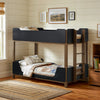 Morris Twin Over Twin Wood Bunk Bed Black and Walnut — product view 2
