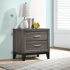 Watson 2-drawer Nightstand Grey Oak — product view 2