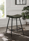 Bayu Leather Upholstered Counter Stool Espresso (Set of 2) — product view 2