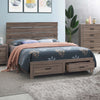Brantford Wood Queen Storage Panel Bed Barrel Oak — product view 2